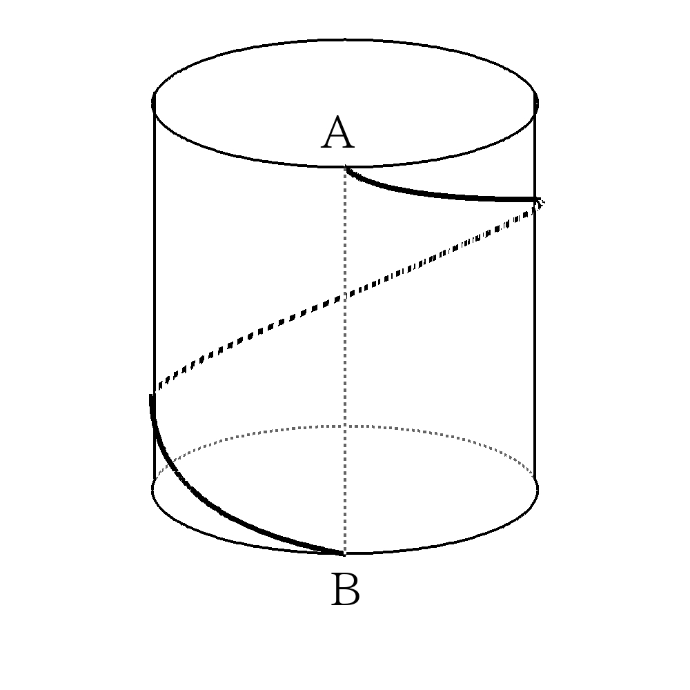 立体図形_最短距離_柱体と錐体